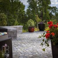 Residential and commercial hardscape projects in North and South Carolina with products manufactured by Adams, an Oldcastle Company.